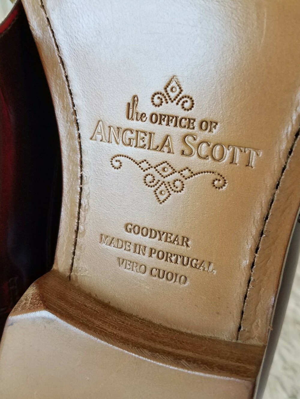 The Office of Angela Scott Mr. Colin Double-Monk Oxfords in Scarlett - Picture 5 of 9